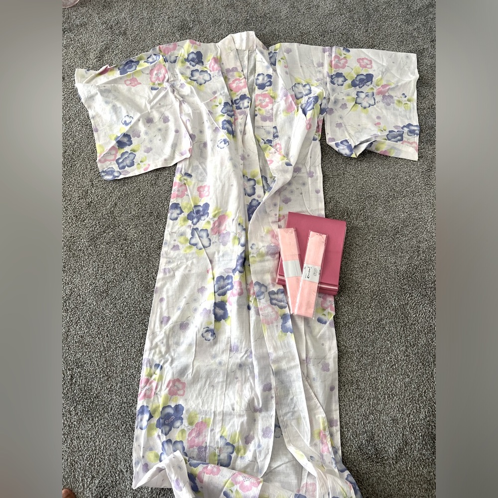 Japanese Yukata (Spring Cotton Kimono)